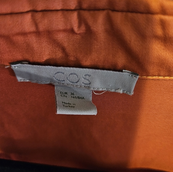 COS Deep Red Button Down Shirt - Picture 2 of 4